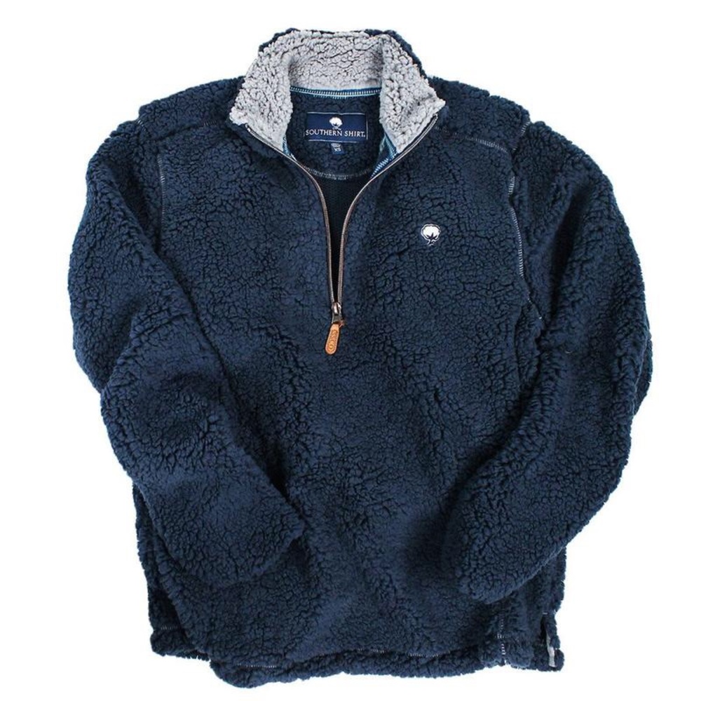 Southern Shirt Company Navy Sherpa Pullover